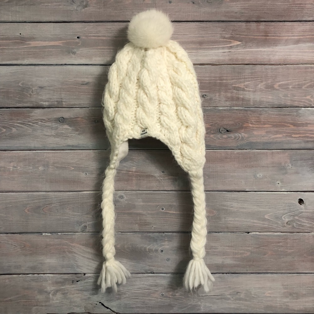 Chaos white knitted Beanie